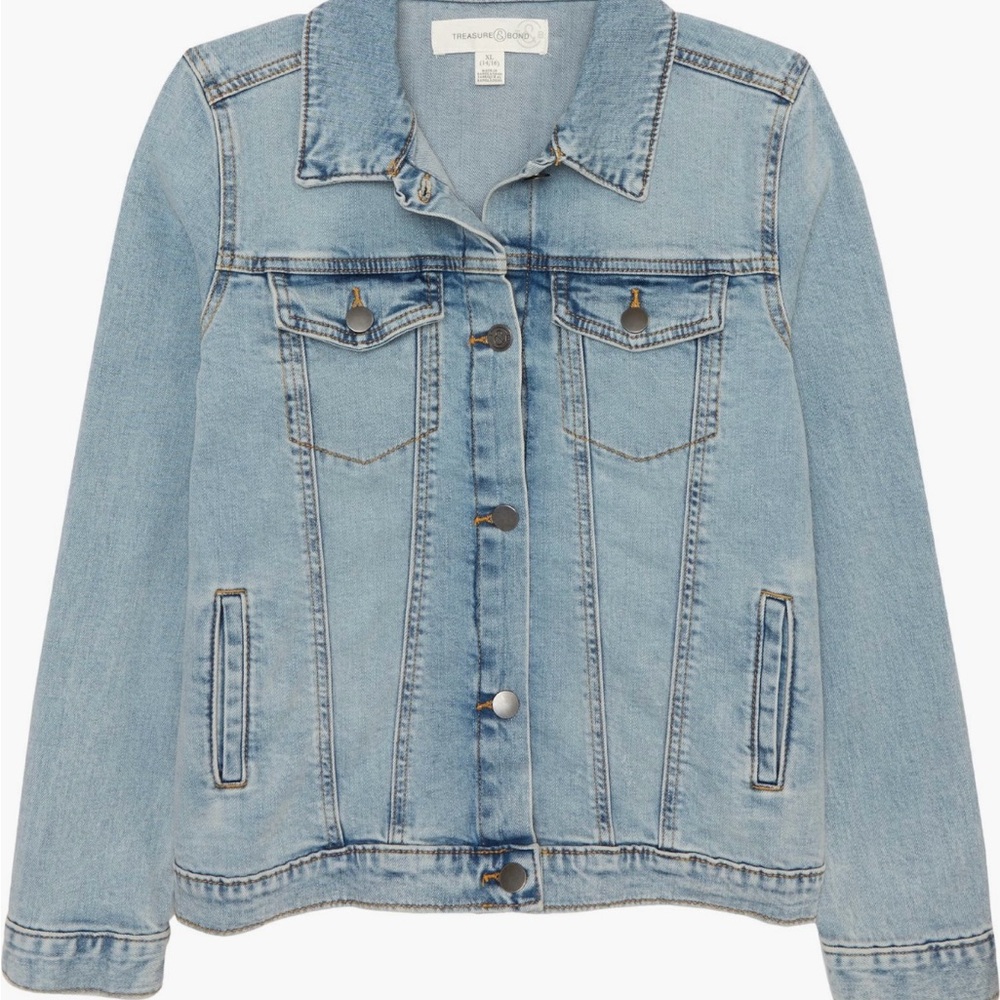 Treasure & Bond Light Blue Denim Shirt